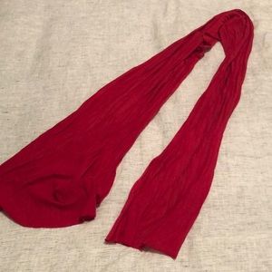Red scarf